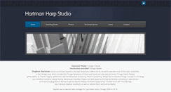 Desktop Screenshot of hartmanharpstudio.com